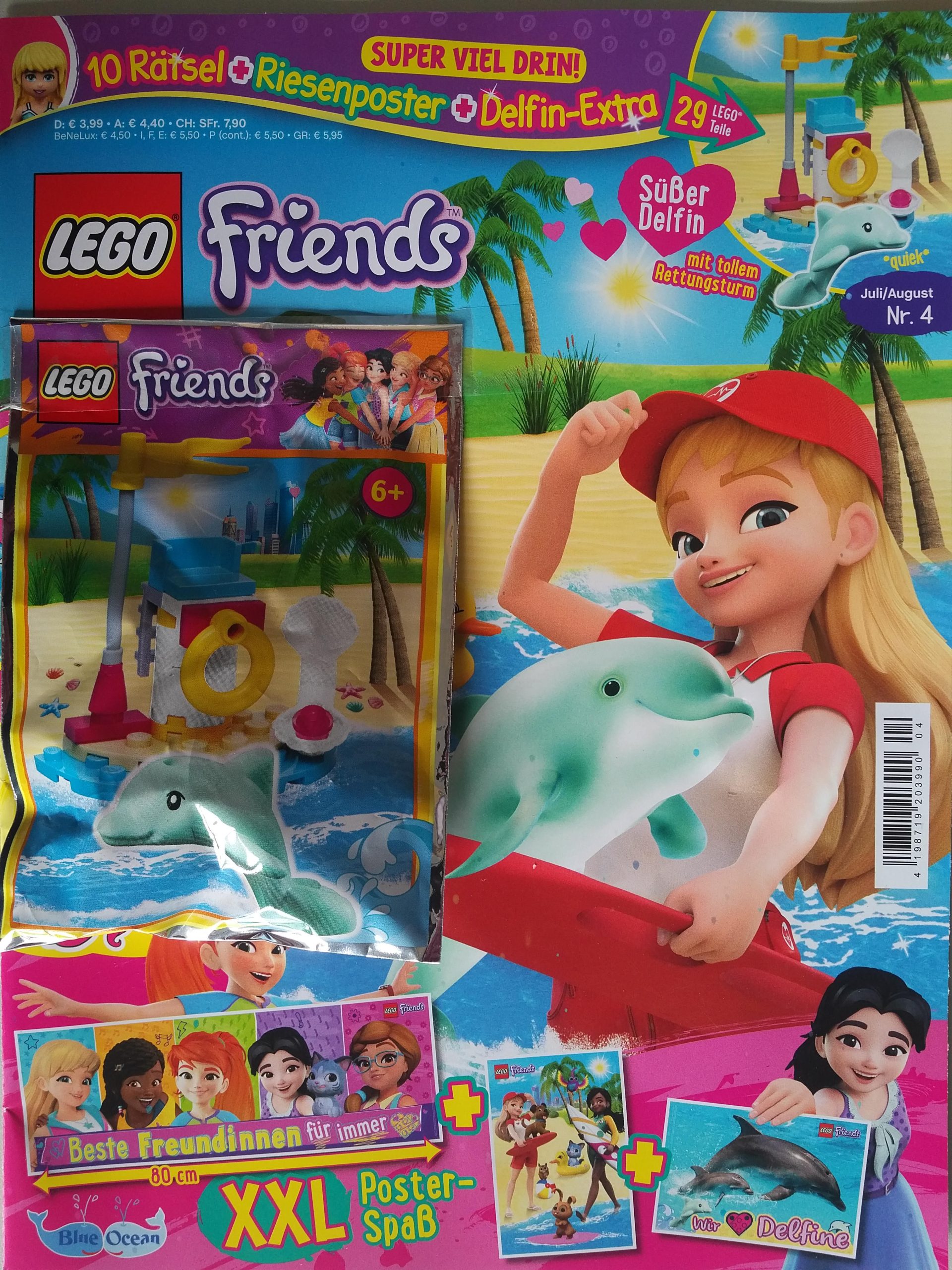 LEGO Friends Magazin 4/2020 "Extra: Delfin und Rettungsturm" Online-Ausverkauf