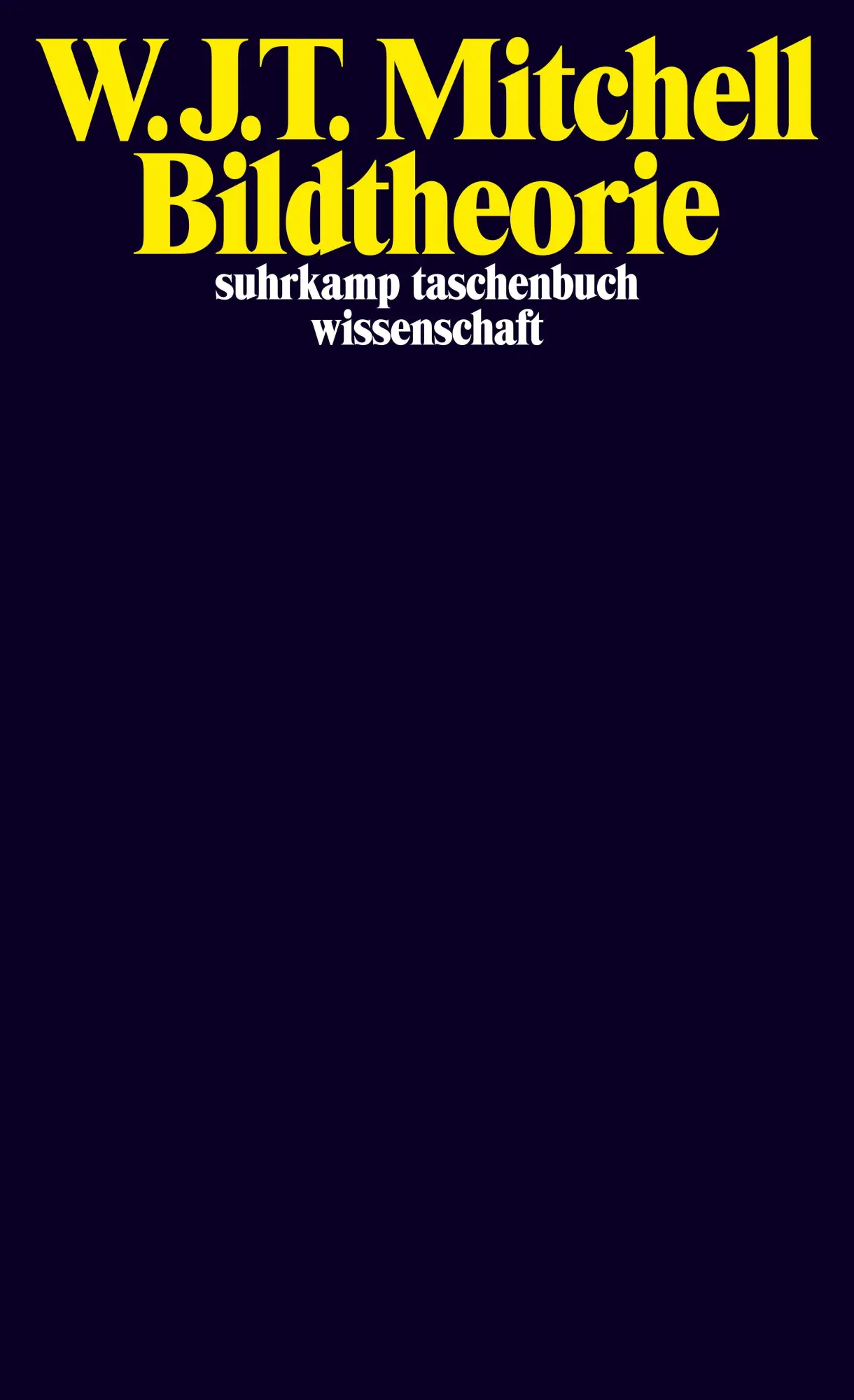 Bildtheorie Taschenbuch von W. J. T. Mitchell Stark reduziert